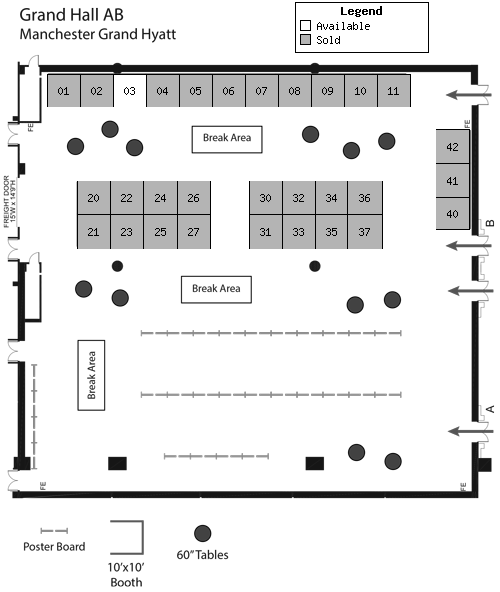 Map of Exhibit Space